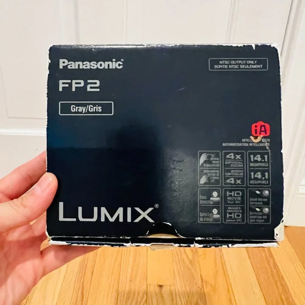 Vintage Panasonic Lumix Digital Camera Bundle Set